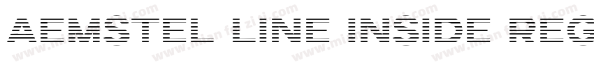 Aemstel Line Inside Regular字体转换